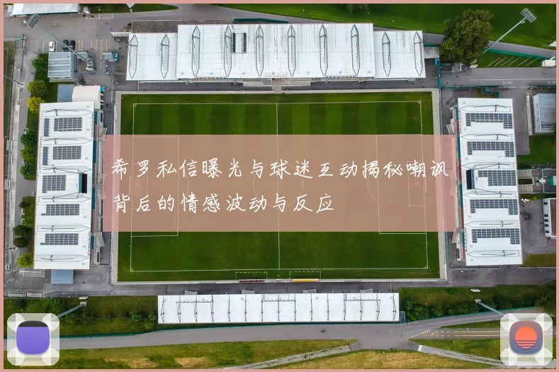 希罗私信曝光与球迷互动揭秘嘲讽背后的情感波动与反应
